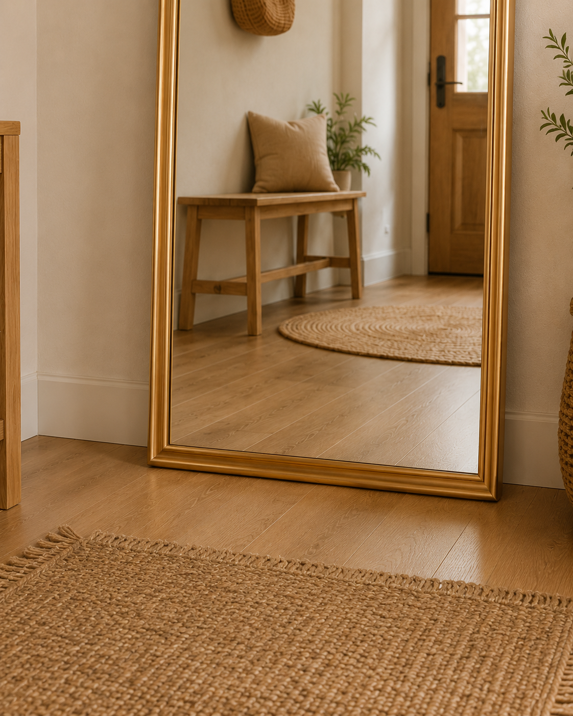 Grand Miroir Design à Poser au Sol 160×50 cm