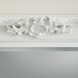 Miroir Mural Baroque Blanc Louis XV 