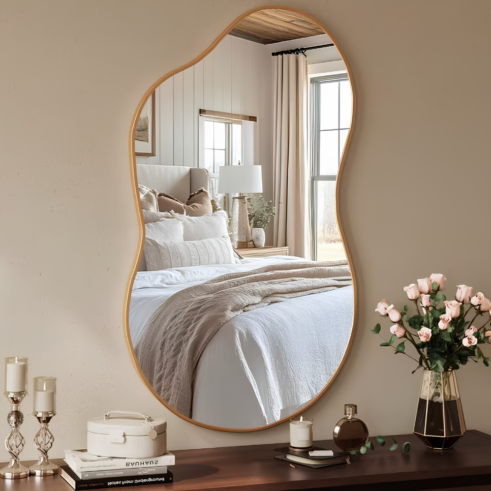 Miroir Mural Organique Asymétrique