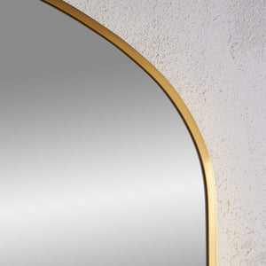 Miroir Mural Zoom Doré Dessus Cheminée