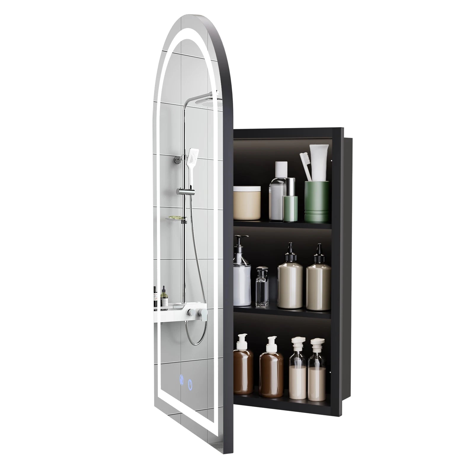 Miroir Mural Design Arche 40×79 cm